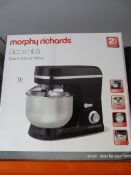 *Morphy Richards Accents Black Food Mixer