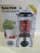 *Salter 1.5 Litre Glass Jug Blender
