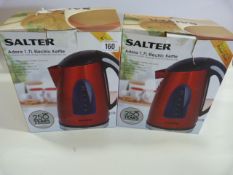 *2 Salter 1.7 Litre Electric Kettles