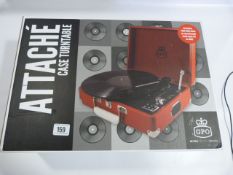 *Attatche Case TurnTable Retro Style