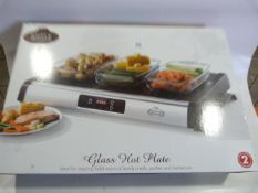 *Giles & Posner Glass Hot Plate