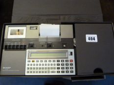 Sharpe Pocket Computer