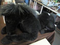 Black Soft Toy Horse