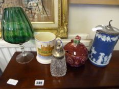 Wedgwood Stein - Sylvac Beetroot Dish - Brandy Glass etc