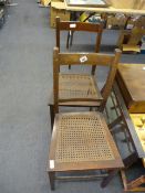 2 Edwardian Bergere Chairs