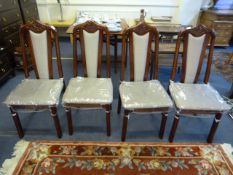 4 Mahogany Dining Chairs