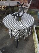 Patio Table & Sun Dial