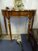 Reproduction Half Moon Hall Table