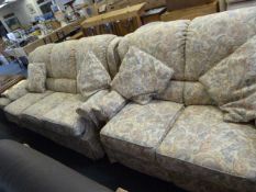 G Plan 3 Seat Settee - 2 Seat Settee & Pouffe