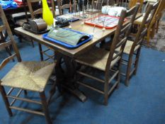 Farmhouse Table & 5 Chairs