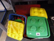 Box containing Large Amount of Lego