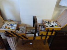 Sewing Box Containing Painting Materials
