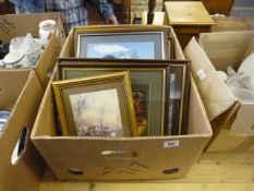 *Box Containing Various Prints