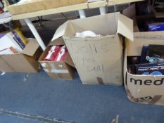 4 Boxes of Children's Games - Dolls etc etc