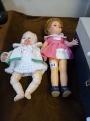 2 Vintage Dolls