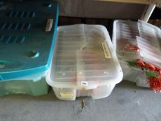 3 Boxes of Christmas Decorations