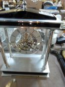 Black & Silver Mantle Clock