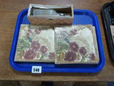 3 Victorian Tiles & Mini Syphon