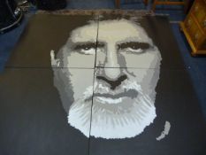 Large Unframed Canvas Painting