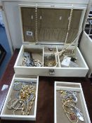 Musical Jewellery Box & Costume Jewellery