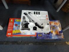 2 Childrens Chemistry Sets & Microscope Set