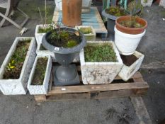 Large Quantity of Planters