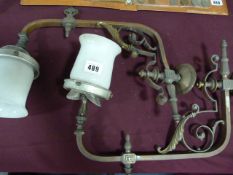 2 Victorian/Edwardian Gas Powered Wall Lights