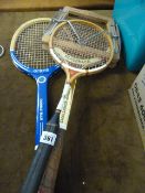 3 Tennis Rackets