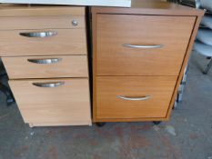 *2 Stand Alone Drawer Pedestals