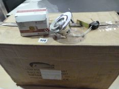 Box Containing 50 Kingsway 12 Volt MR16 Die Cast Wall Wash Chrome Lights