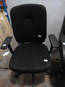 *Typist's Swivel Chair (Charcoal)