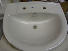 Tavistock 2 Tap White Wash Hand Basin