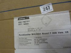 820mm x 820mm x 100mm Corner Shower Tray