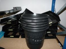 *Assorted Black Plastic Filing Trays & Waste Bins