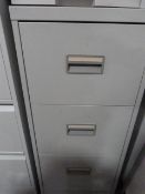 *3 Drawer Foolscap Filing Cabinet - Grey