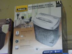 *Fellows Power Shred P70 Shredder