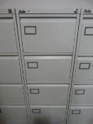 *4 Drawer Foolscap Filing Cabinet - Grey