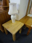 Table Lamp & Coffee Table