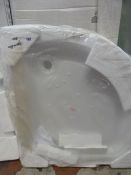 900 x 800 Corner Shower Tray - White