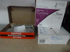 *Assorted Office Sundries - Envelopes & Suspension Files