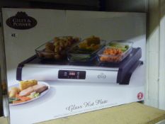 *Giles & Posner Glass Hot Plate