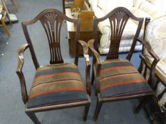 2 Edwardian Splat Back Chairs