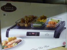 *Giles & Posner Glass Hot Plate