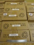 *6 Boxes Containing 20 Brushed Aluminium Door & Drawer Handles