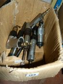 Box Containing 5 Assorted Pneumatic Tools with 1/2