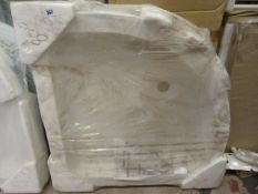 800 x 800 White Corner Shower Tray