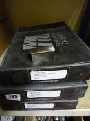 *3 Boxes Containing 25 x 32mm Satin Nickle Small Square Handles