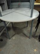Circular Grey Table
