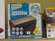 *Ryman Cross Cut Shredder