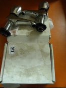 2 Pairs of Chrome Bath Taps